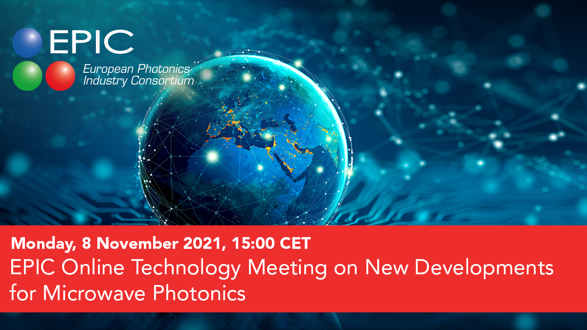 EPIC Online Technology Meeting on New Developments for Microwave Photonics