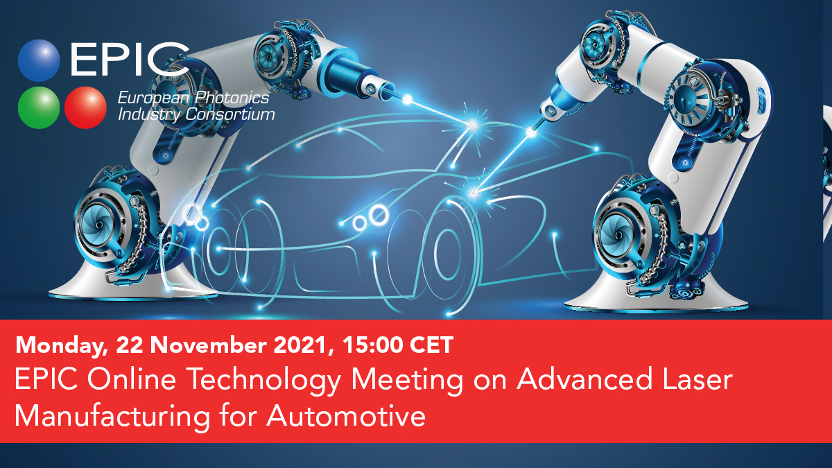 EPIC Online Technology Meeting on Advanced Laser Manufacturing for Automotive