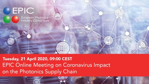 EPIC Online Meeting on Coronavirus Impact on the Photonics Supply Chain