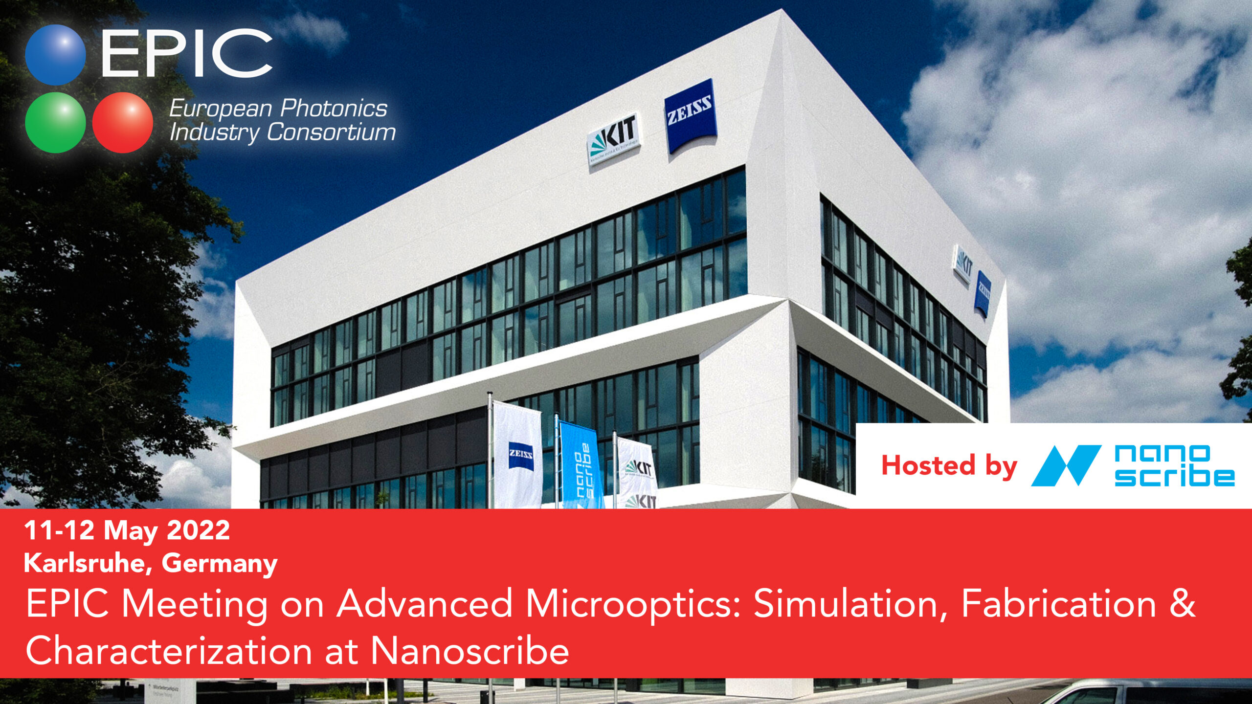 EPIC Meeting on Advanced Microoptics: Simulation, Fabrication & Characterization at Nanoscribe