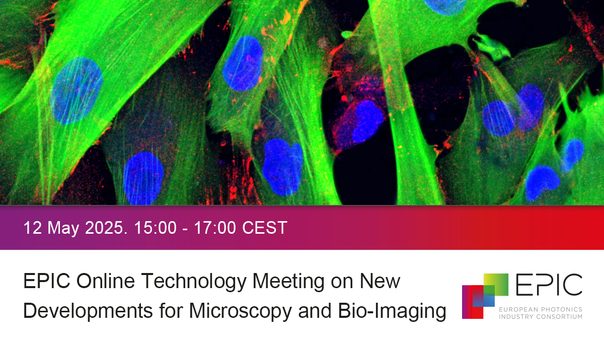 EPIC Online Technology Meeting on New Developments for Microscopy and Bio-Imaging