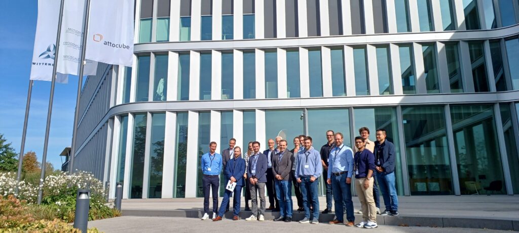Company visit at attocube. They are experts in nanotechnology solutions in precision motion and nanopositioning applications.