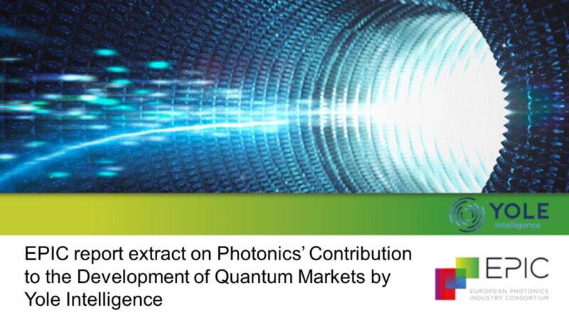 EPIC report extract on Photonics’ Contribution to the Development of Quantum Markets by Yole Intelligence