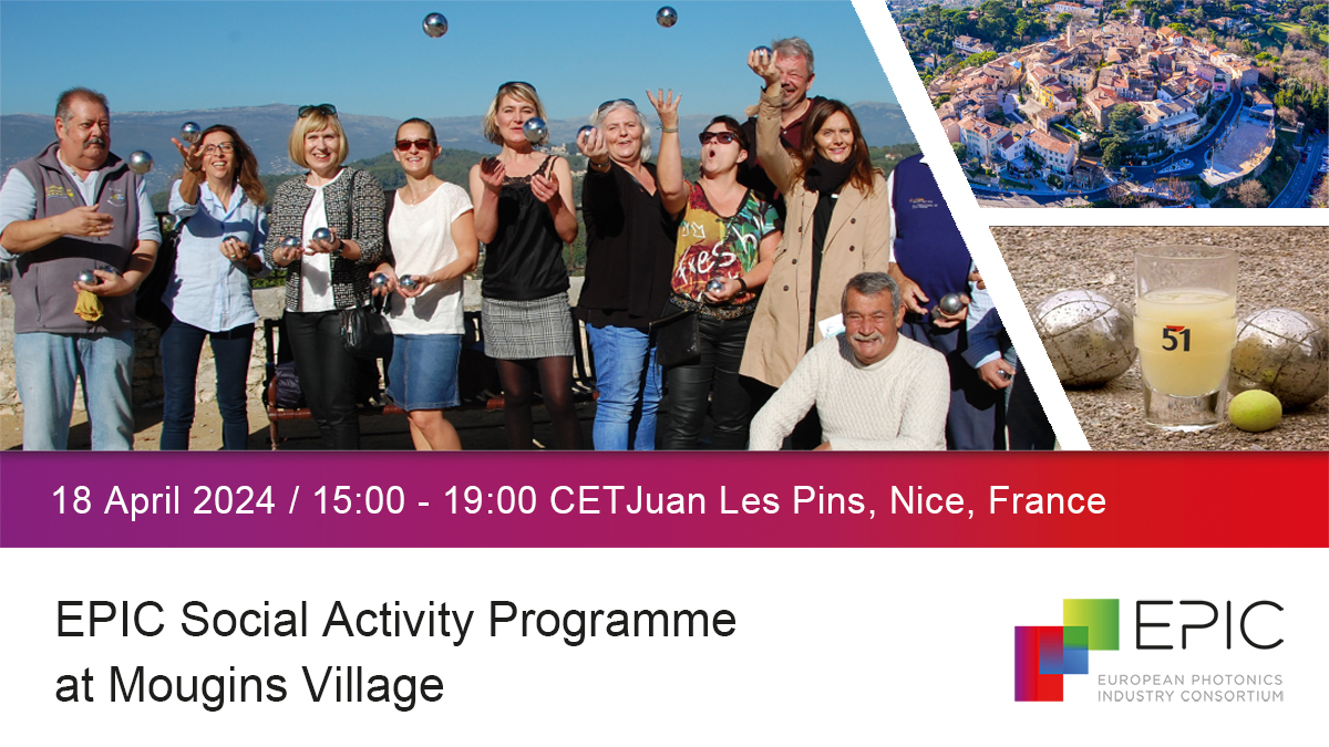 EPIC Social Activity Programme: Petanque & Aperitif of Provence at Mougins Village