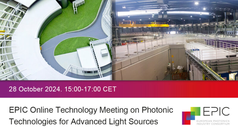 EPIC Online Technology Meeting on Photonics Technologies for Advanced Light Sources