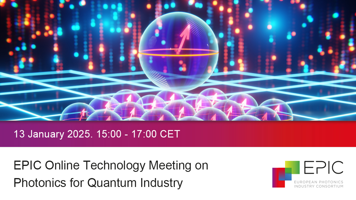 EPIC Online Technology Meeting on Photonics for Quantum Industry