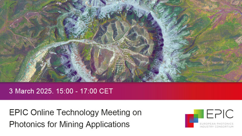 EPIC Online Technology Meeting on Photonics for Mining Applications