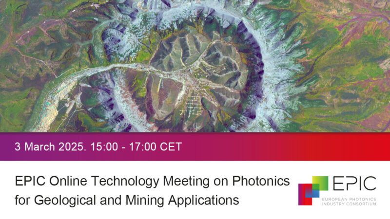 EPIC Online Technology Meeting on Photonics for Geological and Mining Applications