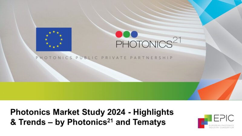 Photonics Market Study 2024 – Highlights & Trends – by Photonics21 and Tematys