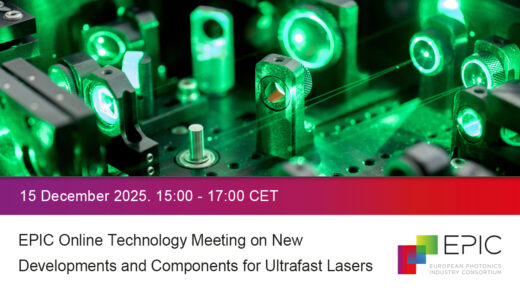 EPIC Online Technology Meeting on New Developments and Components for Ultrafast Lasers