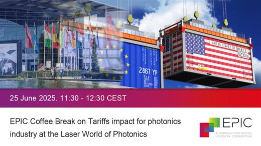 EPIC Coffee Break on Tariffs impact for photonics industry at the Laser World of Photonics