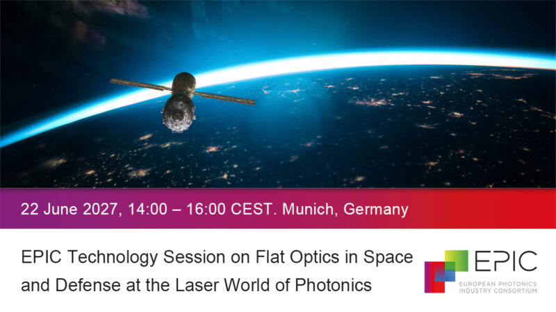 EPIC Technology Session on Flat Optics in Space and Defense at the Laser World of Photonics